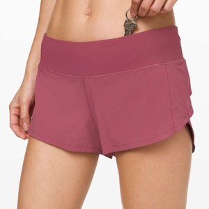 Lululemon Speed Up Short *2.5" Moss Rose